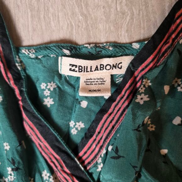 Billabong Soft Seas Maxi Dress Green Medium - Picture 2 of 9